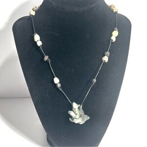 Skunk Spirit Animal Necklace Natural Elements Native American Earthy Forest Punk